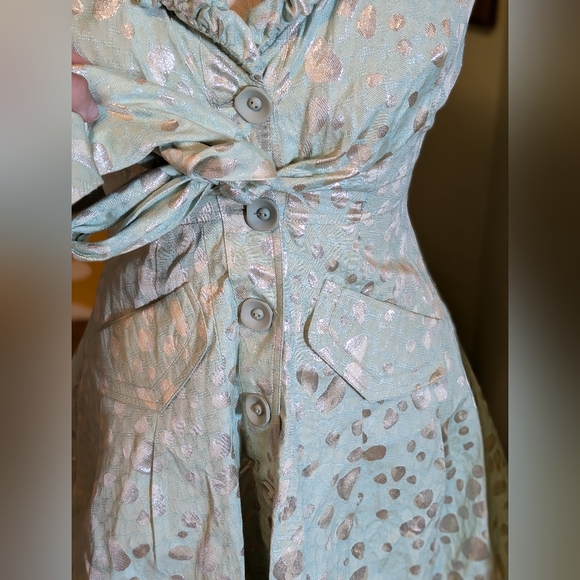 [RARE] Ethereal sparkling fit & flare cocktail dress by Samuel Dong | small - Picture 5 of 11